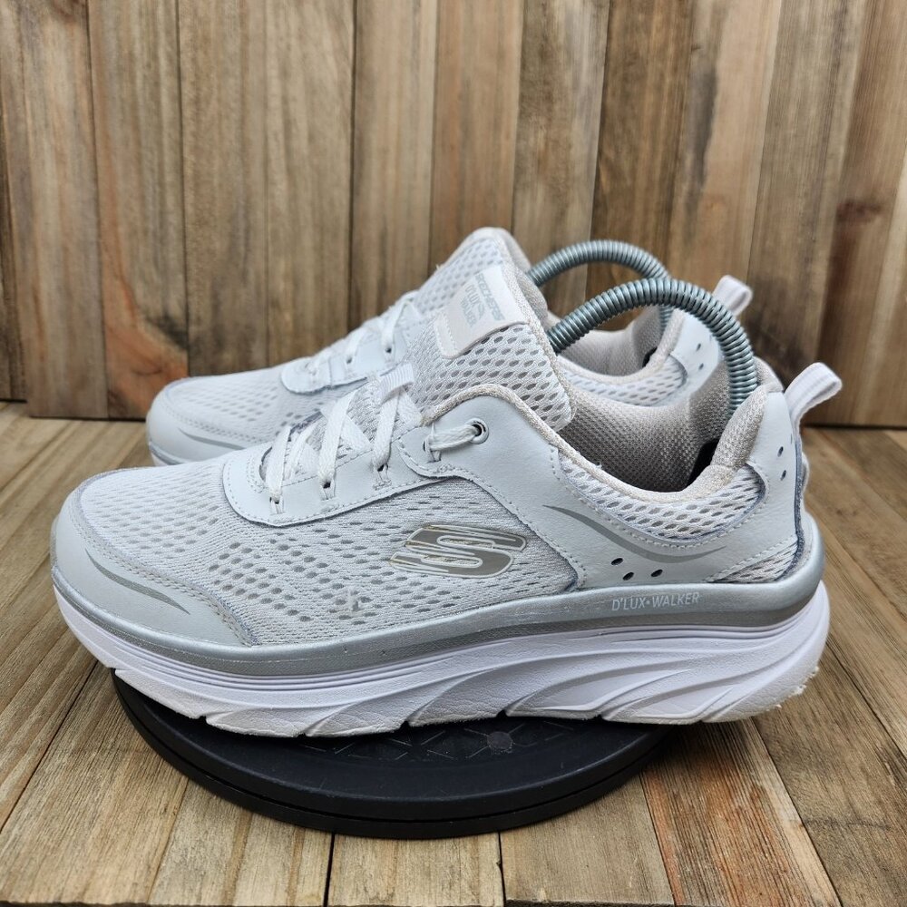 Skechers White Athletic Shoes